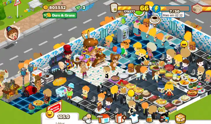 Jogos estilo Café Mania